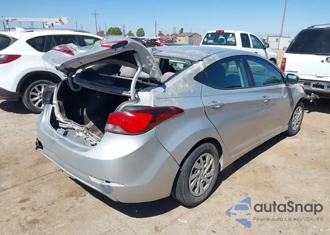 2015 Hyundai Elantra Se from USA, damaged, VIN 5NPDH4AE7FH622375